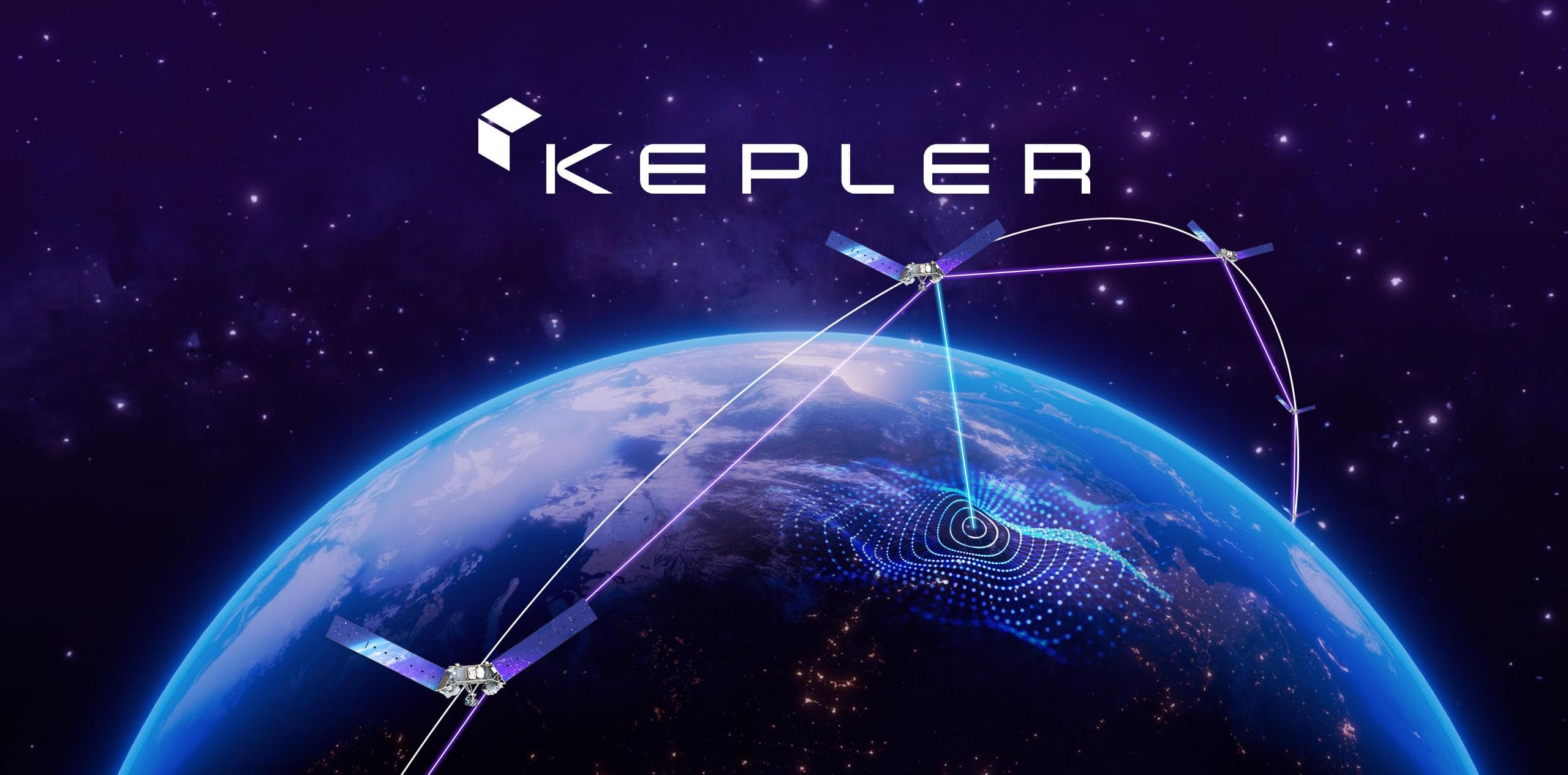 Official rendering of Kepler's first optical-relay tranche