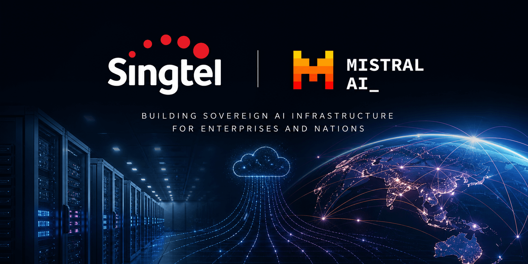 Singtel and Mistral AI sovereign infrastructure partnership visual