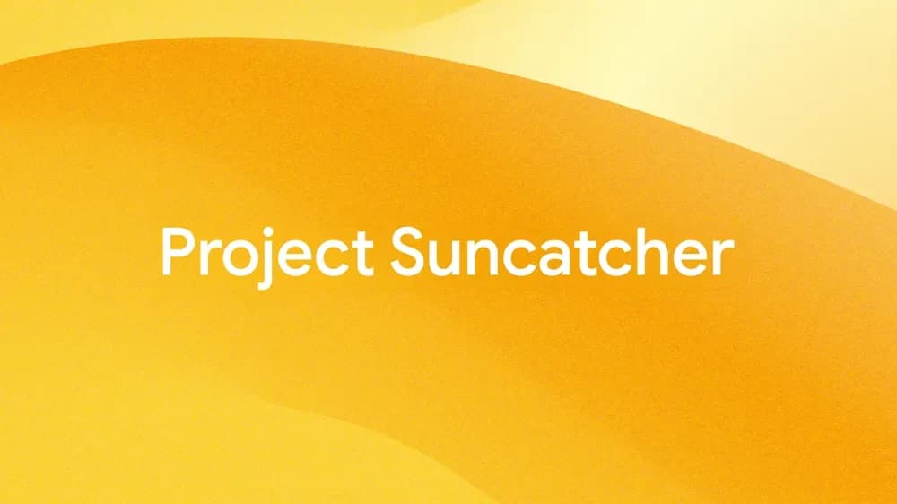 Official Google Project Suncatcher system concept